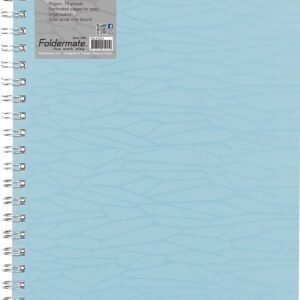 BLOC NOTE FOLDERMATE SPIRAL 70 FEUILLES PAGES LIGNEES FE-4265-ASS