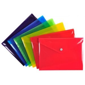 ENVELOPPES PLASTIFIER EN COULEUR 24X32